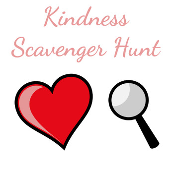 Preview of Kindness Scavenger Hunt