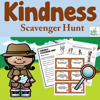 Kindness Scavenger Hunt Freebie