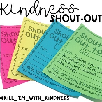 Preview of Kindness Shout-Outs