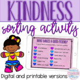 Kindness Sorting Activity, Digital & Printable