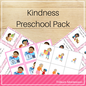 Preview of Kindness Theme Preschool and PreK Centers
