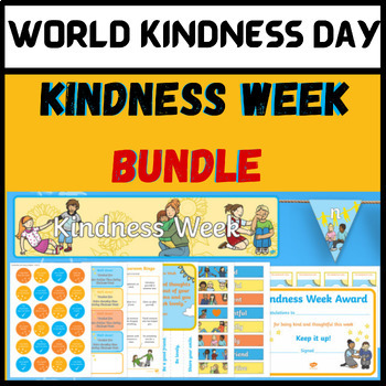 Preview of Kindness Week Activity bundle | Kindness Activity | Seasonal Collaborative