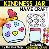 Kindness Week Jar Name Valentines Day February Crafts Pres