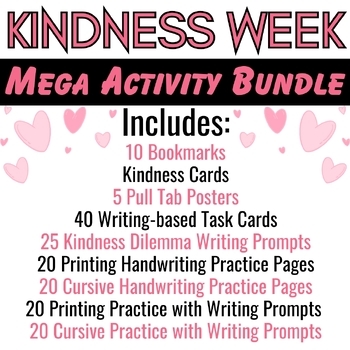 Preview of Kindness Week Mega Bundle for Elementary Students