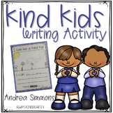 Kindness Writing Activity