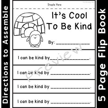 Kindness Writing Activity by The Blooming Mind | TpT