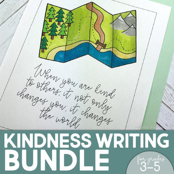 Preview of Kindness Writing Activities - Bulletin Board or Random Acts of Kindness Week BND