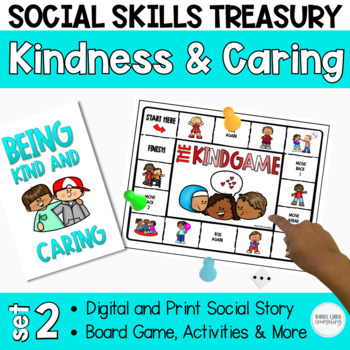 Preview of Kindness and Caring Social Story and Game Activity Set 2 for Teaching Empathy
