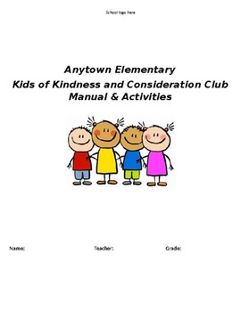 Preview of Kindness and Consideration Student Club Manual