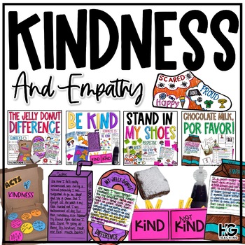 Preview of Kindness and Empathy SEL Book Companion Bundle: Activities, Scenarios, Lessons