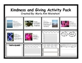 Kindness and Giving Activity Pack