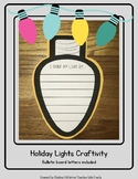 Kindness and Light Holiday Lights Craftivity