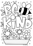 Kindness coloring page