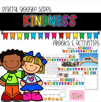 Preview of Kindness eBook & Activities | Google Slides + PDF