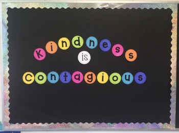 Preview of Kindness is Contagious Bulletin Board