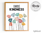 Kindness poster, Choose kindness, calming corner, social e
