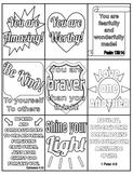 Kindness sayings coloring page