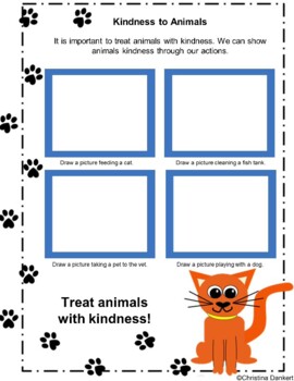 showing kindness animals