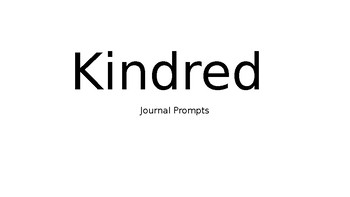 essay prompts for kindred