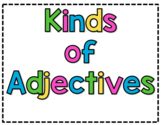 Kinds of Adjectives