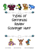 Kinds of Sentences Review Scavenger Hunt