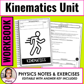 Preview of Kinematics Student Workbook for Physics | Notes with Exercises