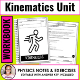 Kinematics Student Workbook for Physics | Notes with Exercises