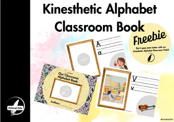 Preview of Kinesthetic Alphabet Classroom Book