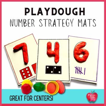 Preview of Play Dough Number  Counting Mats