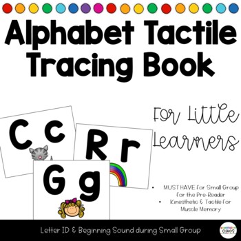 Kinesthetic Tactile Alphabet Tracing Pages for Alphabet Book