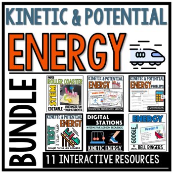 Preview of Kinetic and Potential Energy Bundle for Middle School