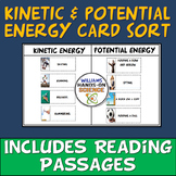 Kinetic and Potential Energy Card Sort NGSS Activity Works