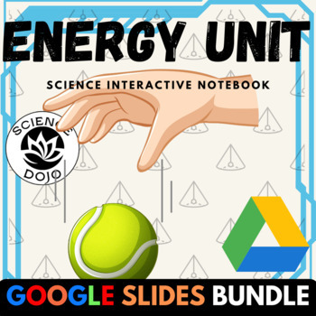 Preview of Kinetic and Potential Energy Digital Unit Bundle | Law of Conservation of Energy