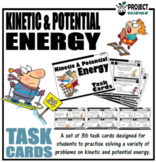 Kinetic and Potential Energy Task Cards
