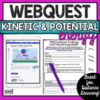Preview of Kinetic and Potential Energy Webquest Activity