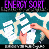Kinetic and Potential Energy of Motion Sort Science Activity