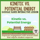 Kinetic vs. Potential Energy Google Slides Lesson