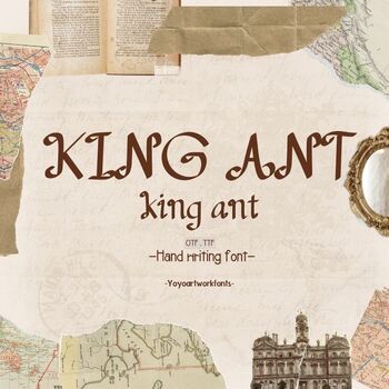 Preview of King Ant Font