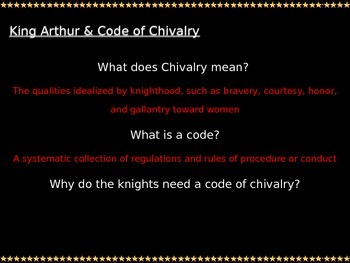 examples of chivalry in king arthur