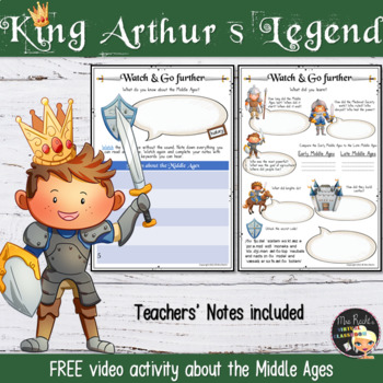 Preview of King Arthur Unit - Video Study Freebie