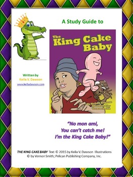 Preview of Mardi Gras Book: The King Cake Baby study guide UPDATED-CCSS