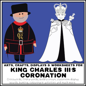 Preview of King Charles III Coronation | Mega Pack of Activities | K-8