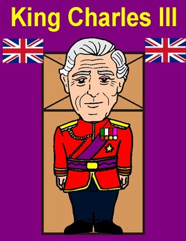 Preview of King Charles III - King of the United Kingdom Paper Bag Puppet + Writing Sheet