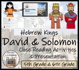 King David & King Solomon Close Reading Activity | 5th Gra