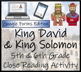 King David & King Solomon Close Reading Digital & Print | 