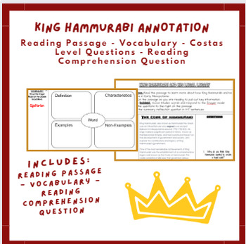 Preview of King Hammurabi Annotation