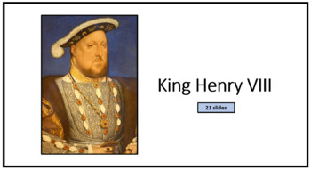 Preview of King Henry VIII - PowerPoint & Activities
