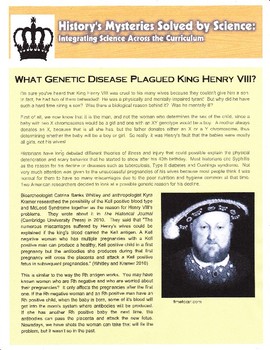 Preview of King Henry VIII: What Genetic Disease Killed King Henry VIII?