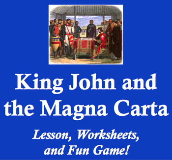 Preview of King John and the Magna Carta in Middle Ages England