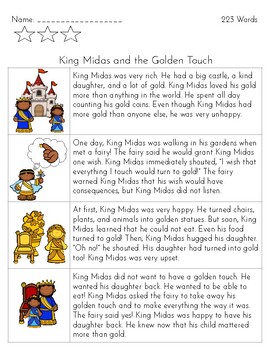 KING MIDAS & THE GOLDEN TOUCH by Dominie Elementary